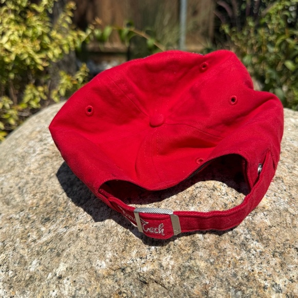 Texas Tech Red Raiders Women’s ‘47 Brand Adjustable Baseball Cap Sequin Red - Picture 3 of 8